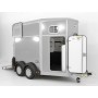 Remorque à chevaux Ifor Williams HB506 Sellerie Argent