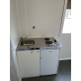 Conteneur habitable 6,00 x 2,44 avec kitchenette, WC et douche